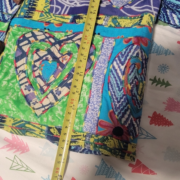 Colorful Patchwork Women's Jacket - Picture 7 of 7